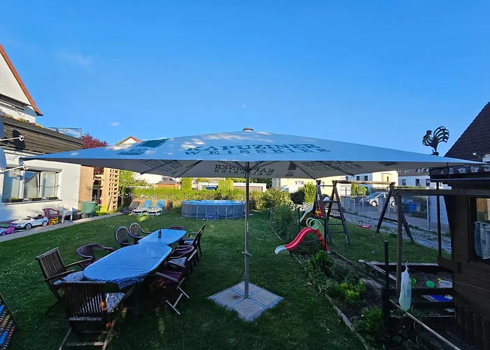 Rk79 Ferienwohung Mit 4 Zimmer, Garten Und Pool Naehe Klinikum U-Bahn & S-Bahn Zum Messegelaende Nuernberg